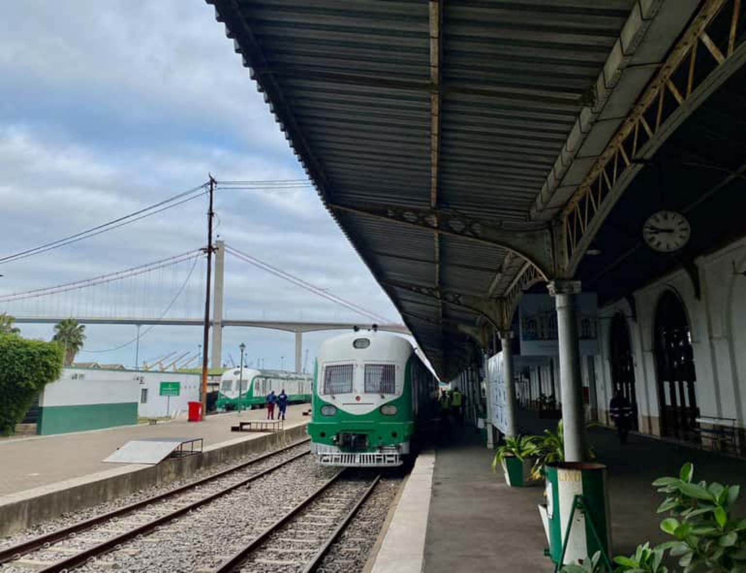 Historic railway station in Maputo